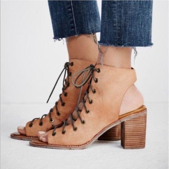 Free People Shoes - Free People x Jeffrey Campbell Minimal LaceUp Heel